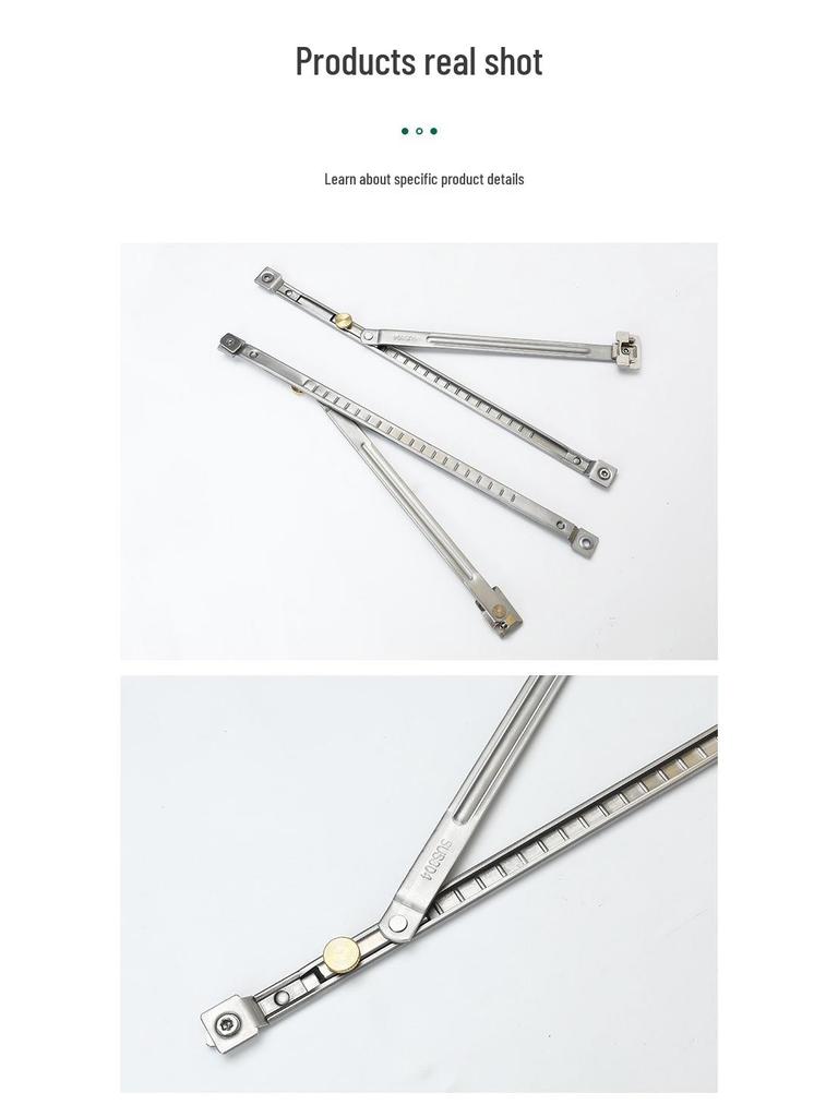 No-Drill Wind Support Thermal Break Aluminum Window and Door Limiter