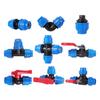 20/25/32/40/50mm PVC PE Tube Tap Water Splitter Plastic Quick Valve Connector Garden Agriculture Irrigation Water Pipe Fittings