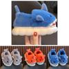 Cozy Waterproof Kids Shark Slippers For Boys Girls Warm Indoor Winter House Shoes