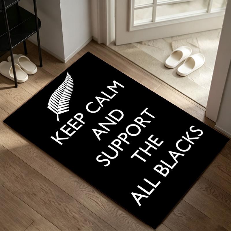 New Zealand All Blacks A rug suitable for office chair areas living rooms and computer desks perfect for home offices and an ideal holiday gift