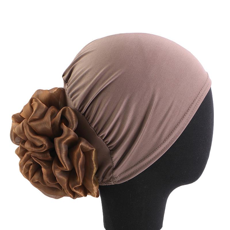 Caciula Turban De Flori De Matase De Lapte Stil Primavara Si Toamna Tjm -262