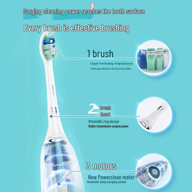 Philips Diamond 3 Series Sonic Electric Toothbrush CN plug (adapter included)