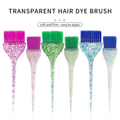 Professioneller Haarfärbepinsel aus Kunststoff mit Kristallen, Applikatorbürsten zum Färben von Haaren, Kamm, Friseur-Färbewerkzeuge, Salon-Styling-Zubehör