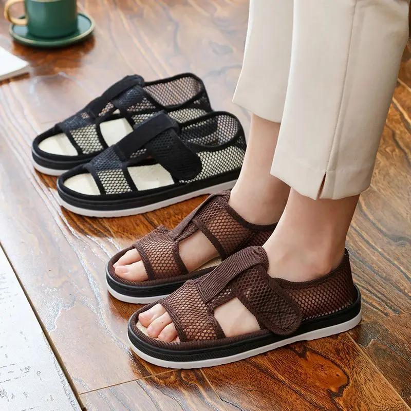 Fashion Mesh Men's Sandal Flat Soft New Fashion Number 41 Clearance Sale on Offer Pvc Arrival Adult Open Toe Daily Use Buy Eva Male Shoe