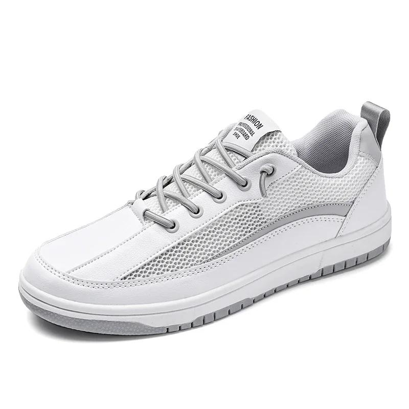 Summer Breathable Men Casual Shoes Fashion Big Size 47 Outdoor Walking Footwear Quality Lace-up Male Sneakers Comfort Anti-skid