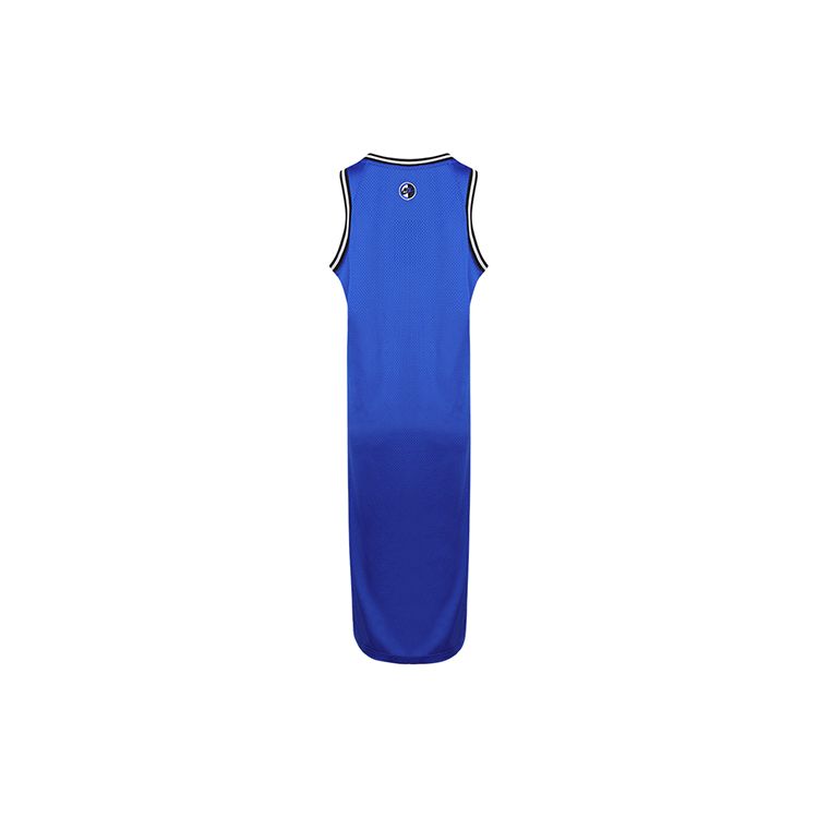 Nike Nsw Dress Jersey Sisterhood Casual Sports Breathable Knitted Sleeveless Dress Women Dresses Blue CU6788-405