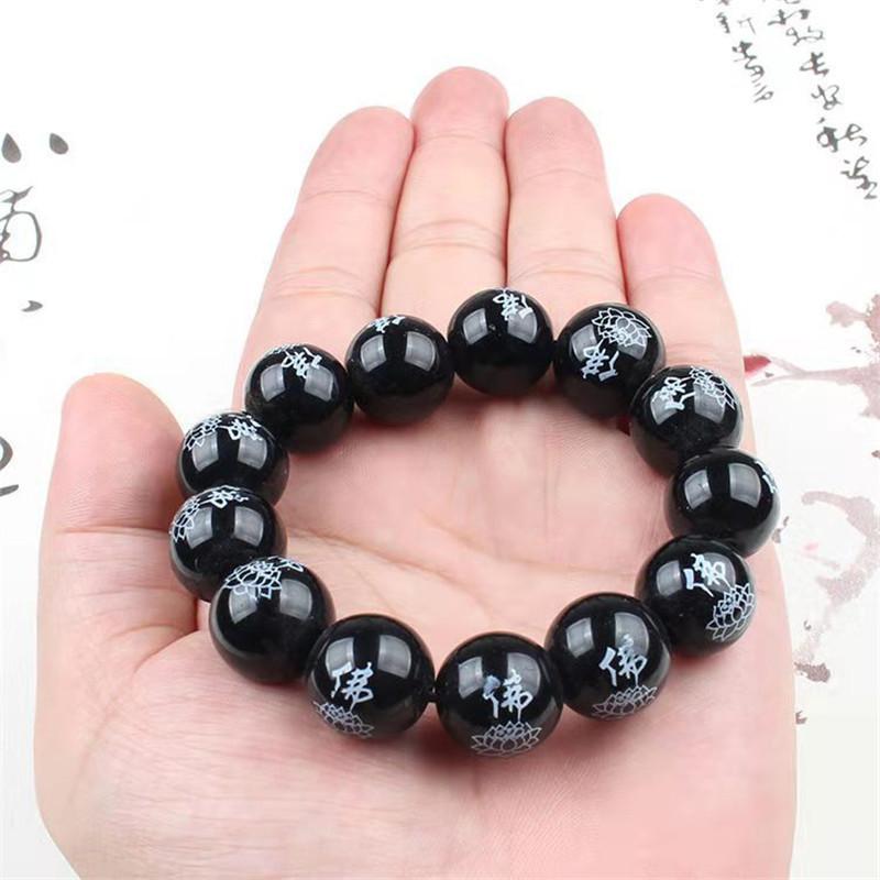 Red Natural Beautiful Stone Beads Elastic Beaded Bracelet Bracelets for Men and Women Bracelet Ornaments