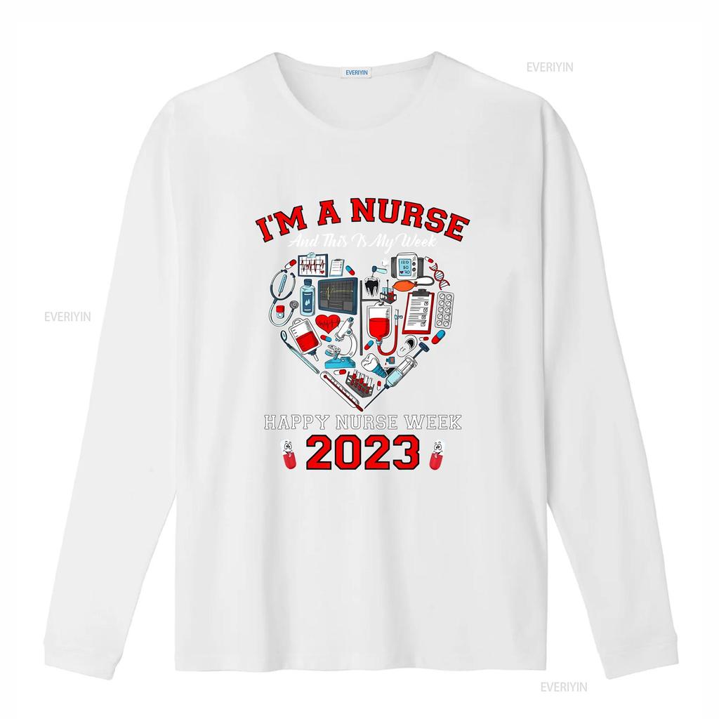 Im A Nurse And This Is My Week Happy  T Shirt vintage Washed Slightly homme Stylish Comfortable Versatile designer clothes