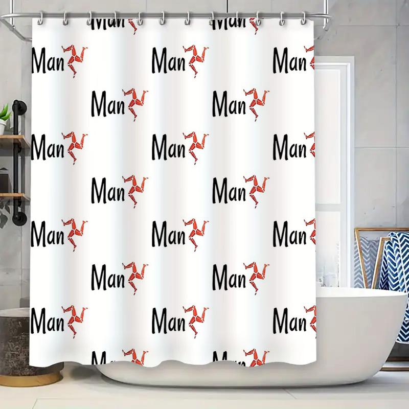

Elegant Floral Shower Curtain Waterproof Vintage Botanical Print Bathroom Decor Set W60H190(CM)-1 Pcs