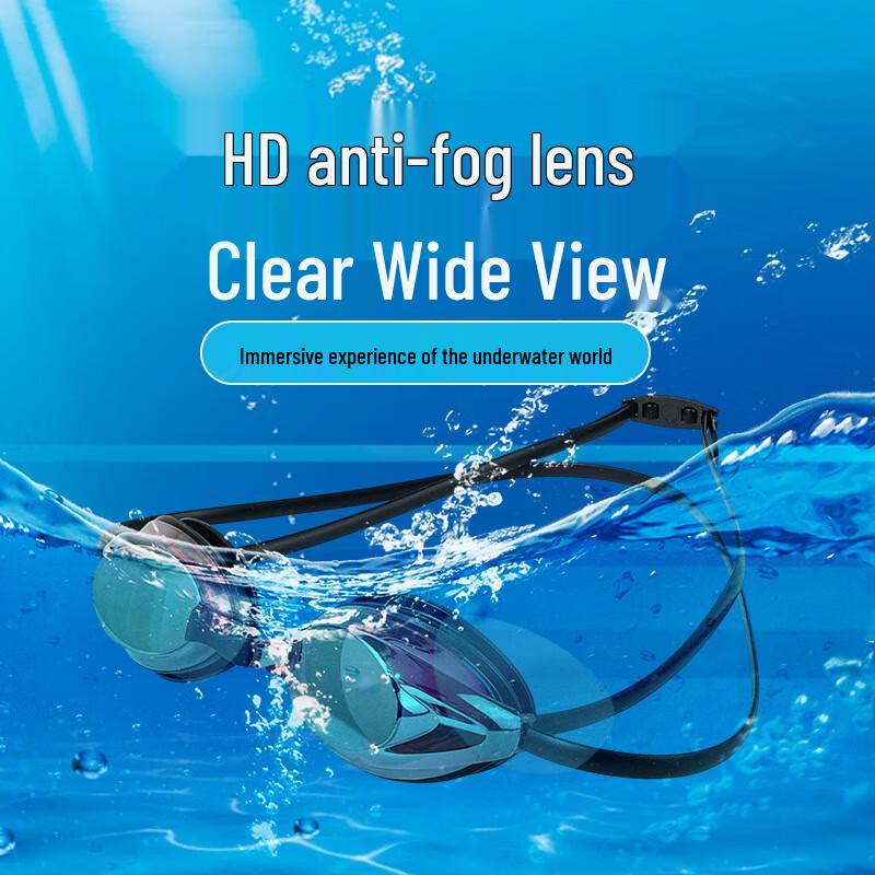 WEZHO Professional HD Racing Anti-Fog Swimming Goggles