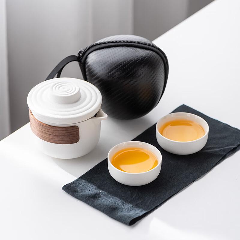 Chaxun Portable Ceramic Kung Fu Travel Tea Set