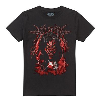 STAR WARS Unisex Adult Darth Maul Lightning T-Shirt