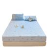 Ins Style Printed Washed Cotton Sheet Single Piece New Dirty Sheet Set Student Dormitory Mattress Protector