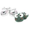 4 PCS Tennis Racket Vibration Dampener Cartoon Animal Shape Tennis Shock Absorber Frog 2.2cm 0.9in Rabbit 2.8cm 1.1in