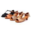 Scarpe da allenamento per danza da ragazza con tacco basso Scarpe da ballo latino per donna da donna