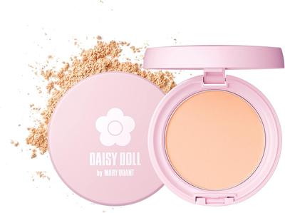 DAISY DOLL by MARY QUANT Gesichtspuder 02 Rosa Ocker für einen gesunden Glow 10g Weiches mattes feuchtigkeitsspendendes Puder Behandelt Glanz Langanhaltend SPF25+++