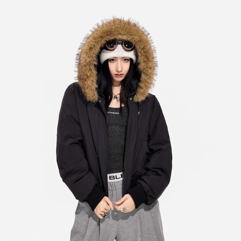 

ICH MODE Women s Winter Hooded Padded Jacket S