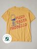 Pizza Pasta Prosecco Comfort Colors Cotton T-Shirt | Retro, Italian Foodie, Wine Lover Graphic Tee
