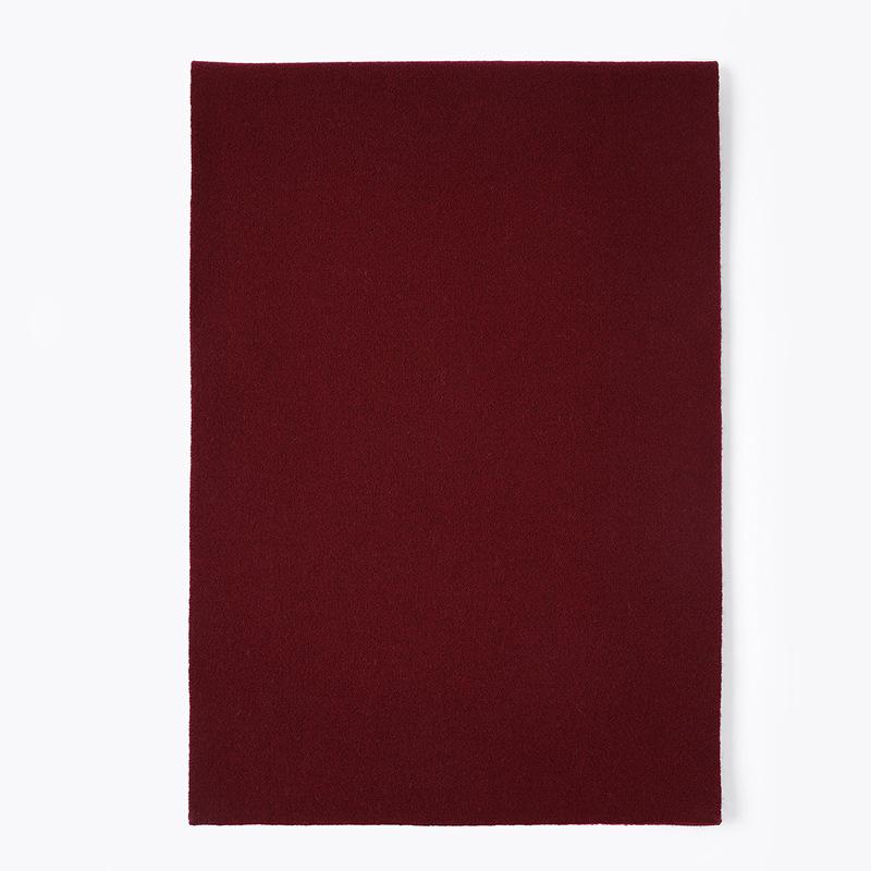 2025 winter new pure wool scarf solid color men's and women's universal fashion warm scarf