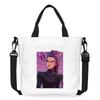 Move Demon Hunters Canvas Bag Fashion Printed Handbag Cute Cartoon Anime Commuting Portable Book Storage Bags Pocket Gifts KPOP Kid Friendly 2