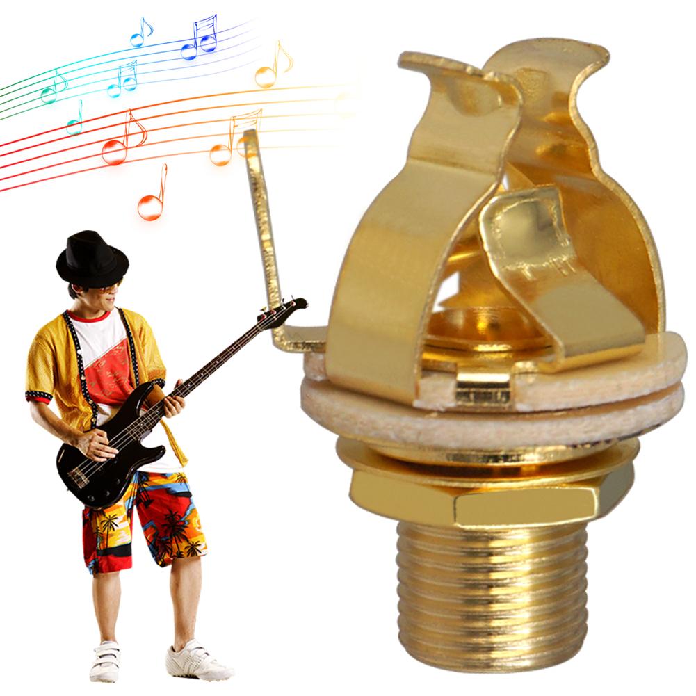 2Pcs 1/4 Inch 6.35Mm Guitar Mono Jack Socket Electric Guitar Mono Jack Mono Output Jack Guitar Accessories