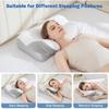 Cervical Neck Pillow for Sleeping - Cooling Ergonomic Memory Foam Pillow for Neck Pain Relief, Soft and Stretchy, Relieves Shoulder Pressure, Side