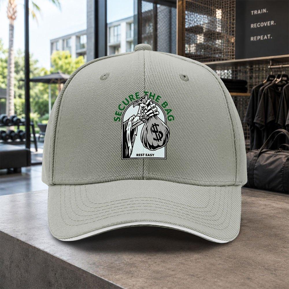 1pc Easy Skull Money Bag Printed Baseball Cap Unisex Easy Lightweight Adjustable Outdoor Dad Hat Suitable For Concerts Parties