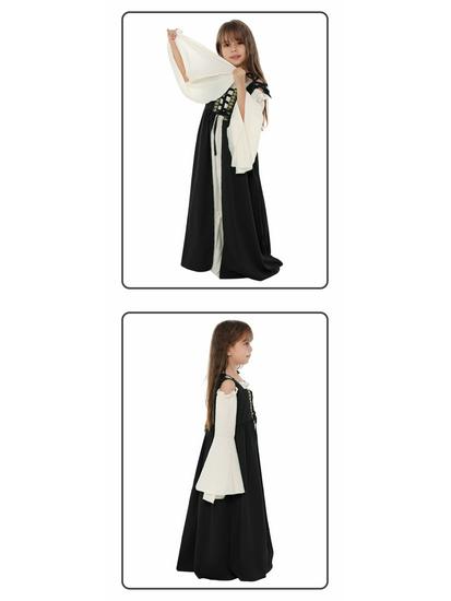 Children's Medieval Cosplay Costume for Halloween and Carnival