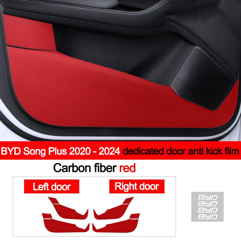 Car Inner Door Anti Kick Film Protective Anti-Scratch Cover for BYD Song Plus 2020 - 2026 Auto Accessories Protector