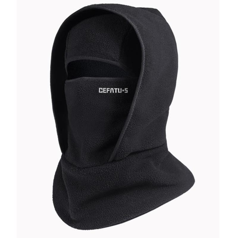 

Outdoor autumn and winter season warm one-piece hat, two-layer hat design, Balaclava hat, can be used with helmets, unisex