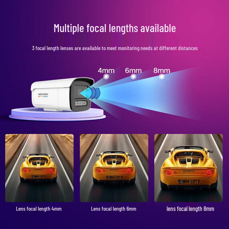 Hikvision DS-2CD3T87SWDV3-LT 8MP Full-Color PoE Outdoor IP Camera CN plug (adapter included)