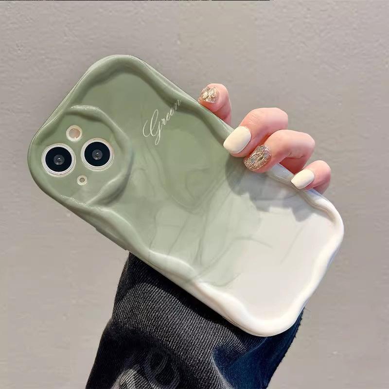 Anwendbar auf Apple 15promax Handyhülle IPhone 14/13 Einfacher Farbverlauf Schmutz 11/12 Silikon Weiche Hülle Xs