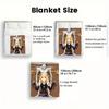 Misha Amano 2D Flat Pattern Flannel Blanket High Quality All Seasons Warmth and Comfort Perfect for Christmas Gifts.SMT0917433