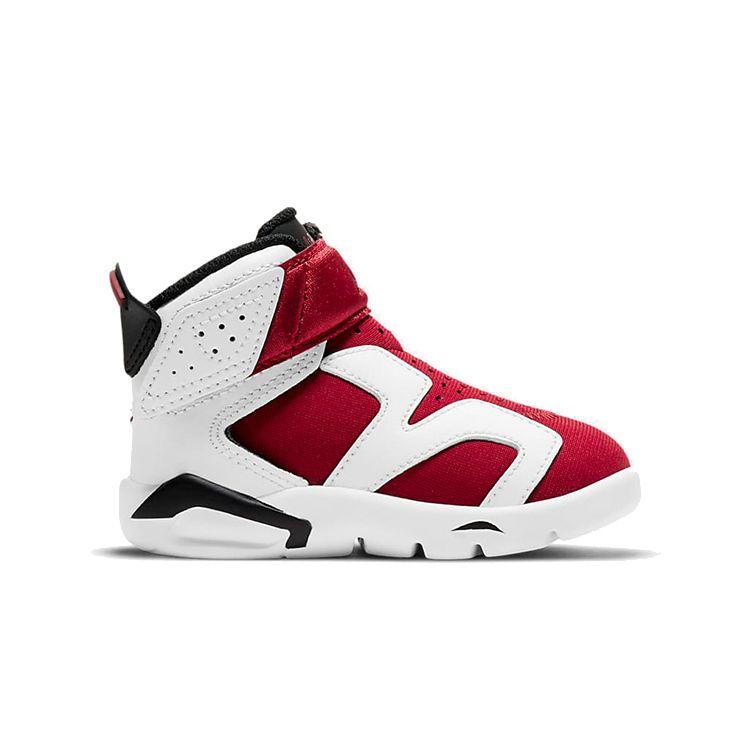 Air Jordan 6 Retro Little Flex TD White Carmine Black CT4417-106