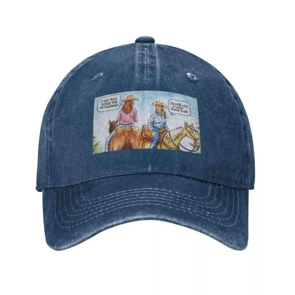 I Got Horse for My Husband Baseball Cap Custom Cap New In The Hat Hat Unisex For The Sun Visor Unisex Golf Wear Womens