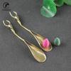 NEWEST Tea Scoops Shovel Brass Copper Deer Head Coffee Black Tea Spoon Powder Teaspoon Teaware Tea Ceremony Ice Cream