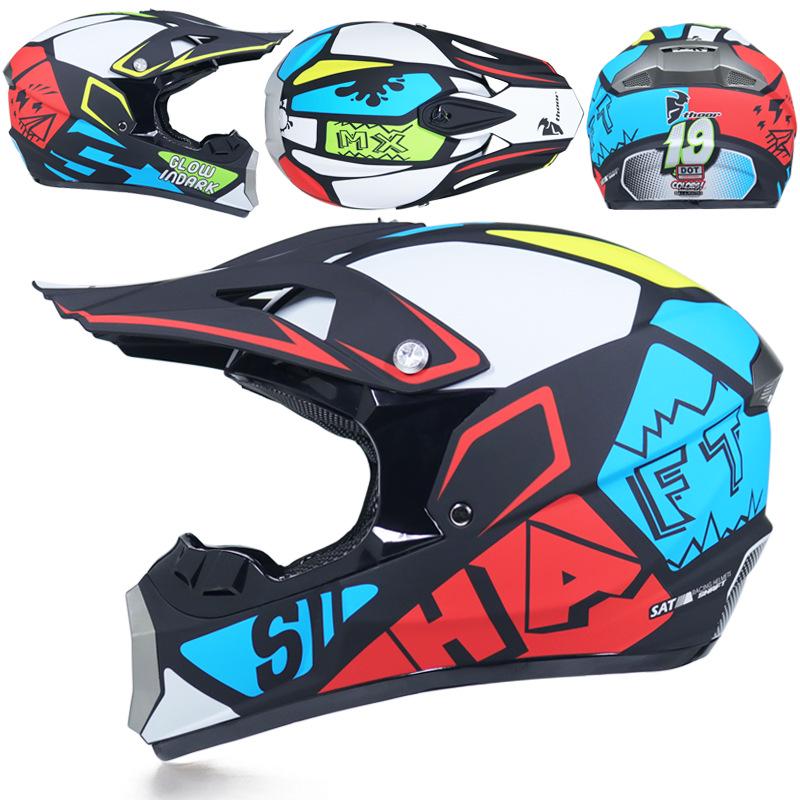 Non-Motorcycle Off-Road Helmet Racing Full Face Helmet Rider Off-Road Helmet Multiple Cool Patterns KTM Off-road Helmet Riding