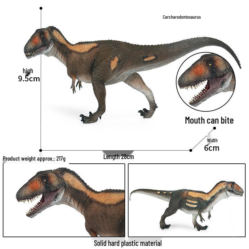 Jurassic Dinosaur Model: Children s Toy Spinosaurus & Horned Dragon Ornament