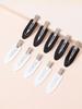10Pcs No Bend Seamless Hair Clips Side Bangs Fixing Barrettes Makeup Washing Face Hair Styling Pins for Women