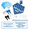 Pet Party Dress Up Dog Birthday Decoration Pull Flag Balloon Birthday Hat Set Dog Pet Supplies
