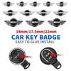 Car Key Emblem Stickers Auto Control Key Logo For Mini Cooper One Countryman Clubman JCW F54 F55 F56 F57 F60 R55 R56 R57 R60 R61