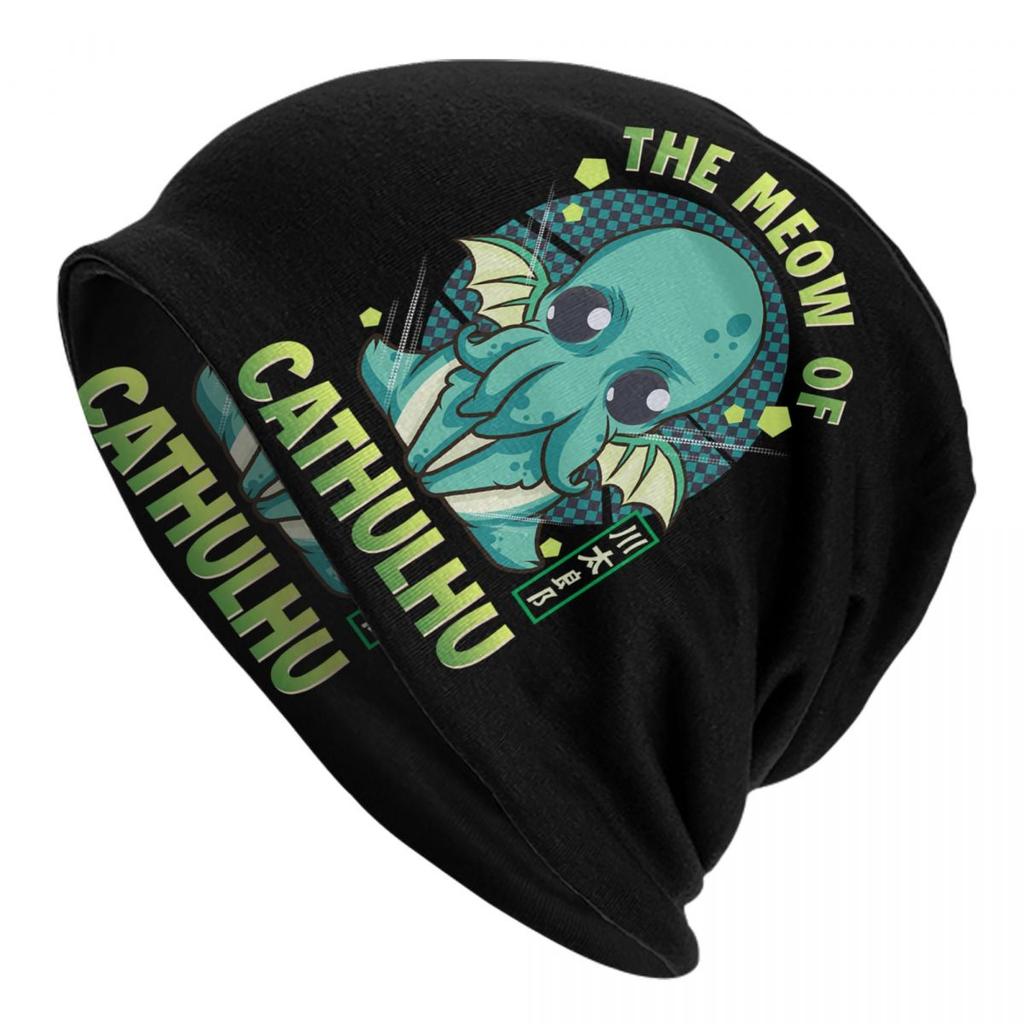 Cthulhu Mythos Lovecraft Skullies Beanies Caps Unisex Hip Hop Winter Warm Knitting Hat Adult Horror Movie Monster Bonnet Hats