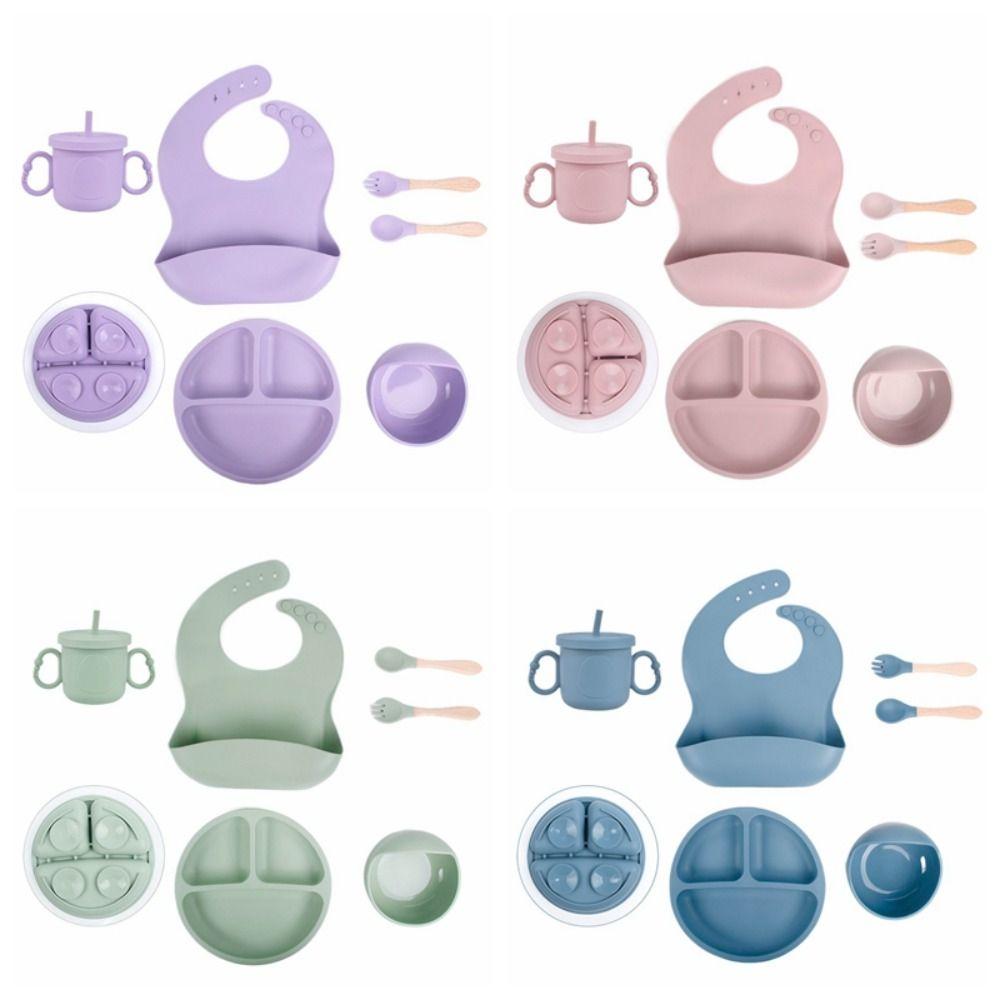 Strong Suction Children's Silicone Cutlery Feeding Tableware Baby Feeding Bowl  For Infant