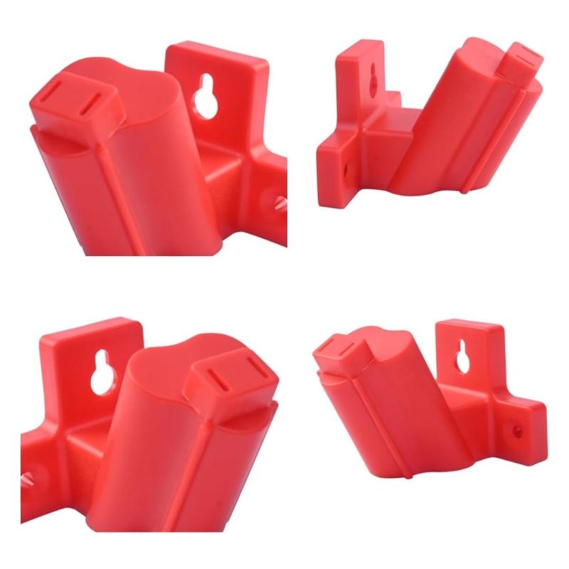 Durability Tool and Battery Holder Wall Mount Organizers with Screws for 12V Tool Batteries Easy Workshop Installation