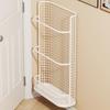 Wall Mounted Umbrella Holder Metal Mesh Storage Rack with Drip Tray & Installation Kit for Home Entryway