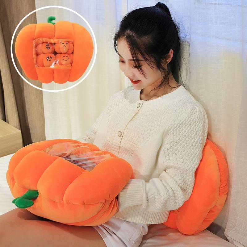 Doll Pumpkin Visual Hand Warmer Halloween Gift Home Decoration Pillow Sleeping