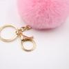 Bag Pendant Handbag Charms Pom Fluffy Key Chains Car Keyring Fur Ball Keychain Key Holder