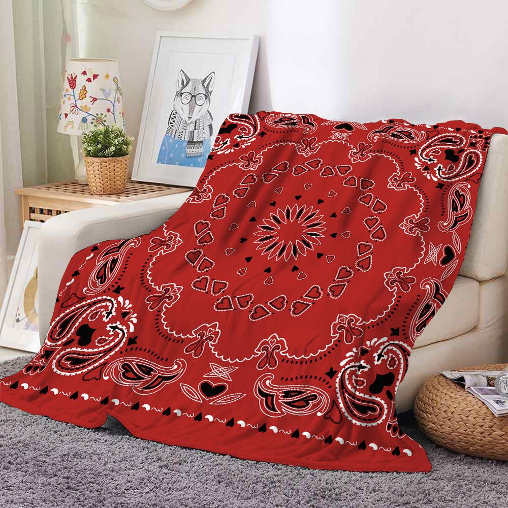 Böhmische Geometrie digital bedrucktes Polyester Schlafzimmer Samt Flanell weiche Sofabezug Decke Fleece weiche Sofabezug Decke