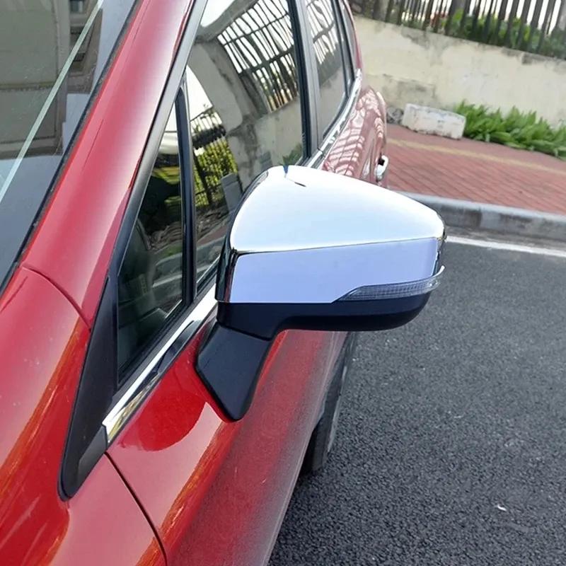For Subaru Forester Crosstrek XV 2017 2018     Door Side Wing Rearview Mirror Cover Trim Exterior Accessories