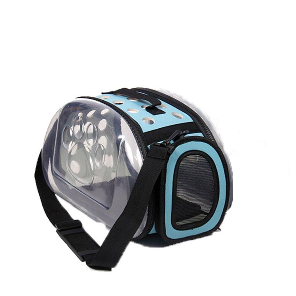 Breathable Pet Shoulder Crossbody Bag Foldable Large Capacity Pet Outing Bag Portable Collapsible Cat Backpack Space Cabin